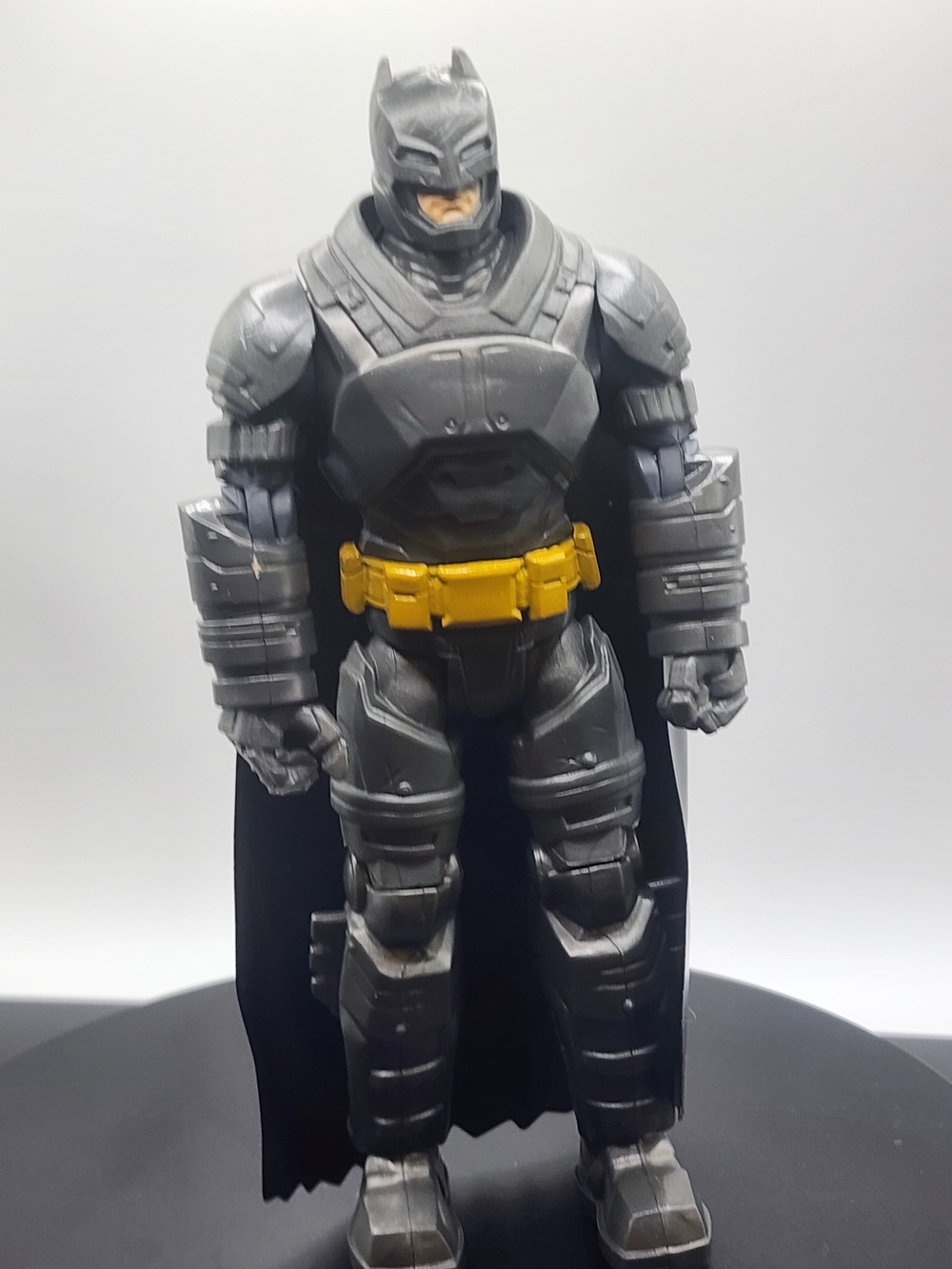 Batman 2015 Figure Mattel Gray/Silver with Black Cape TM & DC Comics